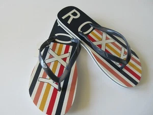 Sandalia chanclas Roxy para mujer estrella de mar V rayas multicolores varias tallas nueva con etiquetas - Imagen 1 de 4