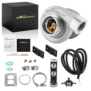 GT45 V-Band T4 Flange Billet Turbo Turbocharger Kit 600+HP + Boost Controller - Bild 1 von 15