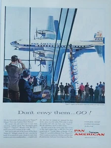 Anuncio impreso panamericano vintage 1957. No los envidies... ¡Vamos! - Imagen 1 de 1