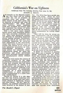 LA GUERRA DE CALIFORNIA CONTRA LA FEALDAD 1926 CUENTA DE PLANIFICACIÓN Y ZONIFICACIÓN URBANA - Imagen 1 de 1