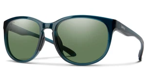 NEW Smith Lake Shasta Sunglasses-Pacific Crystal-Chromapop Polarized Gray Green - Picture 1 of 1