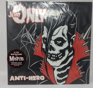 Jerry Only Anti-Hero SIGNIERTE Vinyl-LP GLOW IN THE DARK #'d/300 NEU Misfits SELTEN - Bild 1 von 3