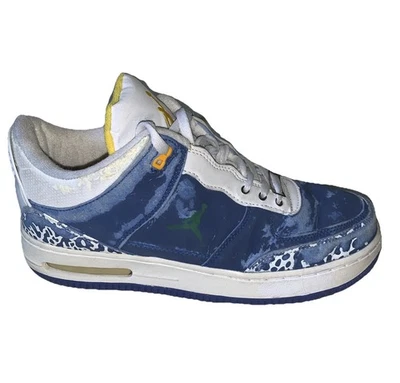 Nike Air Jordan Retro 3 Para hombres Talla 8 Azul Blanco Cemento Zapatos Tenis Foto 1 de 4