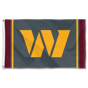 3x5 Feet Washington Commanders Black Sideline 3x5 Banner Flag - Picture 1 of 6