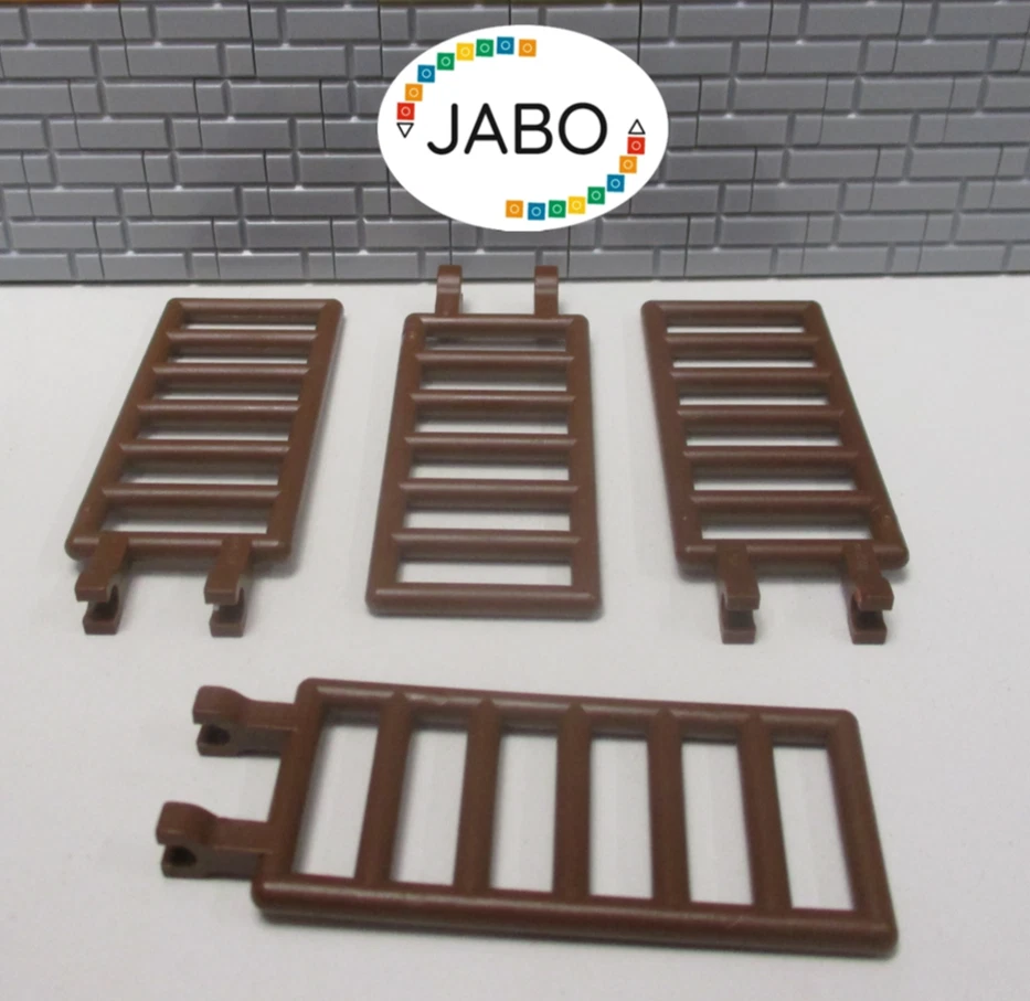 (B3/3) LEGO 4x 6020 Escalera / Escaleras Marrón 6079 6056 6278 6263 6277 5988 6766 Foto 1 de 1