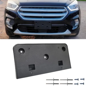 Front License Plate Bracket Tag Mounting Frame w/ HW For Ford Escape 2017 -2019 - Picture 1 of 8