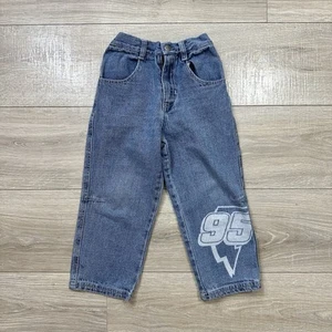 Disney Pixar Cars Lightning McQueen Little Boys Jeans Size 5 - Picture 1 of 5