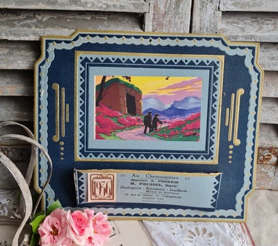 ANCIEN CALENDRIER PUBLICITAIRE CARTON 1936 - Photo 1/4