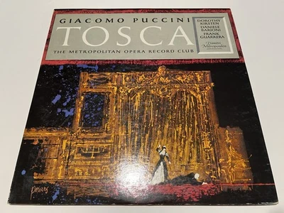 Puccini Tosca Mitropoulos Metropolitan Opera Record Club MO724 1957 VG+ Vinyl EX - Image 1 of 4
