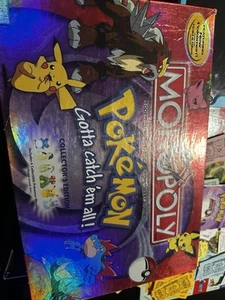 POKÉMON: Monopoly - Collector'sEdition - 2001 - Hasbro - BoardGame - Picture 1 of 7