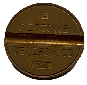 GETTONE TELEFONICO | ANTIGUO TOKEN TELEFÓNICO ITALIANO ITALIA | ENERO 1978 | *Higgs - Imagen 1 de 2