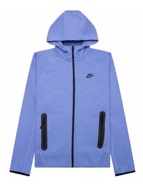 Sudadera con capucha Nike Tech Fleece Windrunner cremallera completa azul polar FB7921 450 para hombre talla XXL Foto 1 de 4