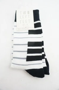 Neu mit Etikett zwei linke Füße Socken Klavier Tastatur Tasten Motiv Größe Damen 5,5-9,5 Herren 5-8 - Bild 1 von 2