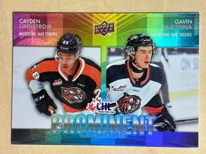 2024-25 Upper Deck CHL Prominent Combos Cayden Lindstrom Gavin McKenna #PC-22 - Picture 1 of 1