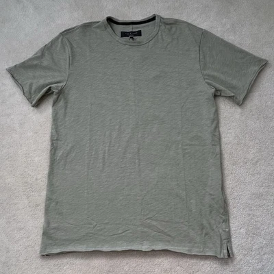 Rag & Bone Matthew Slub Jersey Tee Shirt Men's Medium Moss Cotton - Image 1 of 4