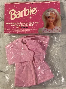 Vintage Pink Barbie Jacket New Old Stock 2002 Mattel - Haddad Apparel Group - Picture 1 of 2