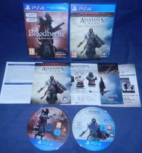 PS4: Bloodborne GOTY ED, Assassin's Creed The Ezio Collection,Discs LN,w/Inserts - Picture 1 of 5