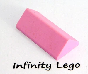 6 LEGO Medium Pink Slope 2 x 4 (45°) Double Roof Harry Potter (3041) - 6 Pieces - Picture 1 of 1