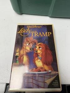 VINTAGE WALT DISNEY LADY AND THE TRUMP BLACK DIAMOND VHS - Picture 1 of 5