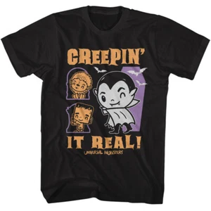 Camiseta para hombre Universal Monsters Creepin It Real Vampire - Imagen 1 de 6