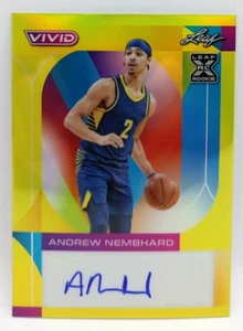 Autografo radiocomandato Andrew Nembhard Leaf Vivid #'d 4/50 - Foto 1 di 2