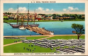 EE. UU. Estación de entrenamiento naval USS Postal Constellation Newport Rhode Island - Imagen 1 de 2