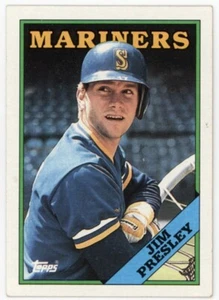 Carta Baseball 1988 Topps #285 Jim Presley Seattle Mariners - Foto 1 di 1