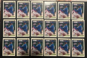 Upper Deck Baseball 1990 Dwight Gooden #114 con linea copyright 18 pezzi quasi nuovo - Foto 1 di 2