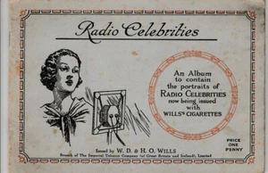 Wills Cigarette Cards, Radio Celebrities (issue 1 1934) - INCOMPLETE - Picture 1 of 3