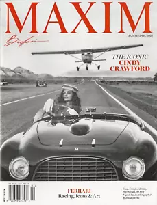 Maxim 273 March April 2025 Cindy Crawford Ferrari Racing, Icons & Art Biarritz - Picture 1 of 1