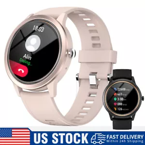 Men Women Smart Watch Waterproof Smartwatch Bluetooth For Samsung iPhone - Picture 1 of 5