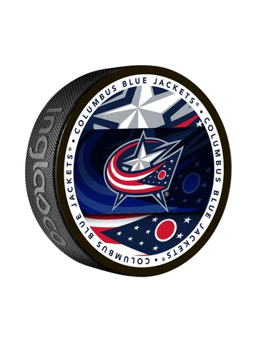 Columbus Blue Jackets Official NHL Medallion Collector Series Hockey Puck Cover