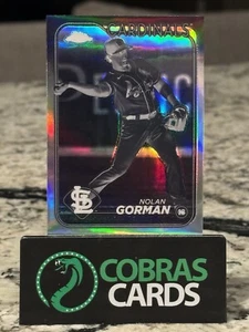 2024 Topps Chrome - Negative Refractor #97 Nolan Gorman - Picture 1 of 2
