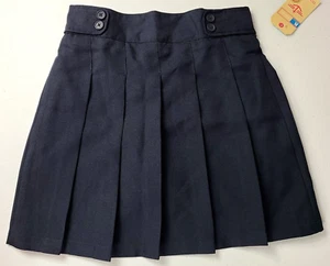 Dockers Uniform Skirt Skorts Blue Elastic Waist Girl's Size 12 Regular NWT - Picture 1 of 9