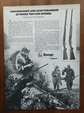 1979 Savage Arms Steven's 311 94-C Shotgun Photo 5 Duck Hunters Vintage Print Ad