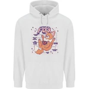Anatomy of a Fox Foxes Funny Childrens Kids Hoodie - Picture 1 of 68