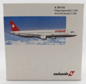 Vintage Herpa Swissair Airbus A321 Model - 1:500 - 508612 - Picture 1 of 18