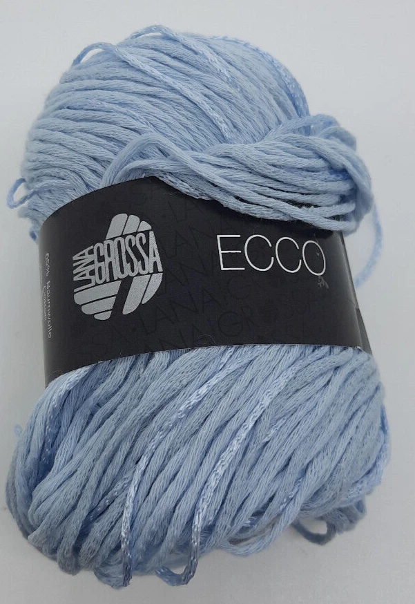 (99 €/kg): 50 g LG ECCO,  Bändchen mit Glanzeffekt, Pt. 105219, Fb. 004 # 6542 - Bild 1 von 1