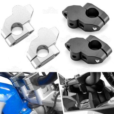 7/8" 22mm Handlebar Bar Risers 26mm Height For Yamaha TTR230 Honda Kawasaki ATV - Image 1 of 4