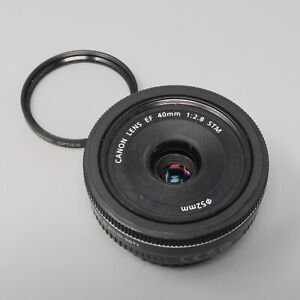 Canon EF 40mm f2.8 STM Lens - plus Filter