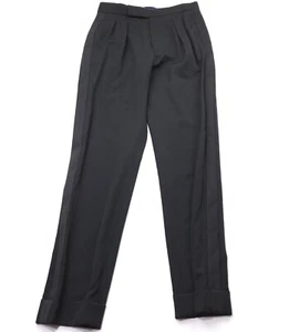 NEW! PURPLE LABEL- RALPH LAUREN WOMENS PANTS -0- BLACK SLIM WOOL CASHMERE ITALY - Picture 1 of 21