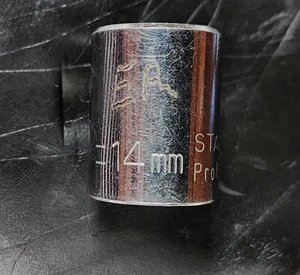 Vintage 14 mm Stanley Professional 86-309 3/8" Drive Socket Made In USA  - Bild 1 von 6