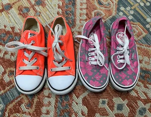 Vans Converse Lot Sneakers Kids 10/11.5 - Picture 1 of 14