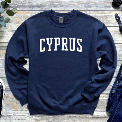 Zypern Sweatshirt | Zypern Rundhalsausschnitt Sweatshirt