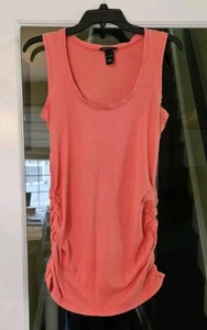 Women's Size L Coral Moda International Tank Top Sleeve - Picture 1 of 7