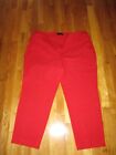 Women's Talbots Hampshire Red Ankle Pants Size 20W