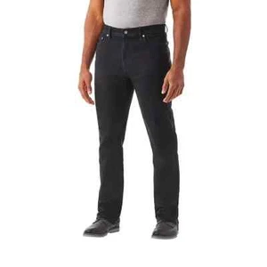 Member's Mark Men's Straight Fit Premium Stretch Denim Jeans Size 32 x 30 Black - Picture 1 of 5