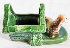 Vintage Shawnee Dog and House Planter 8" X 4" - Picture 1 of 8