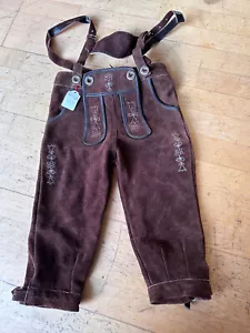 Kinder Lederhose Gr. 116 – neu aus echtem Leder - Pefekt für die Wiesn - Bild 1 von 2