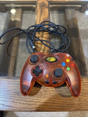 Mad Catz Naranja Transparente Cableado Xbox Live Game Pad Controlador Videojuego PROBADO Foto 1 de 4